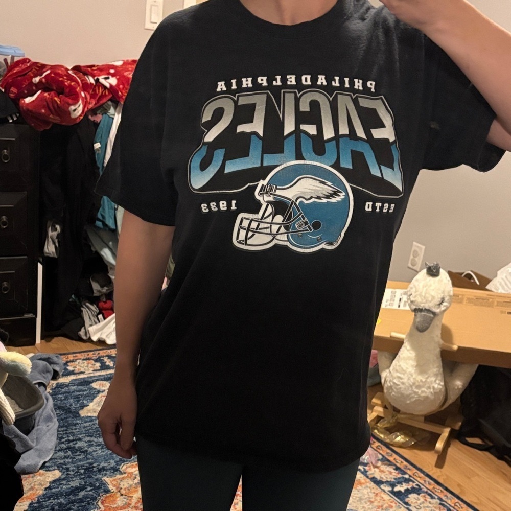 Team Apparel Vintage Black NFL T-Shirt